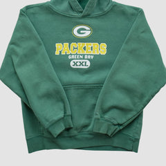 Green Bay Packers NFL 2000s Hooded Sweatshirt - Green Vintage sale