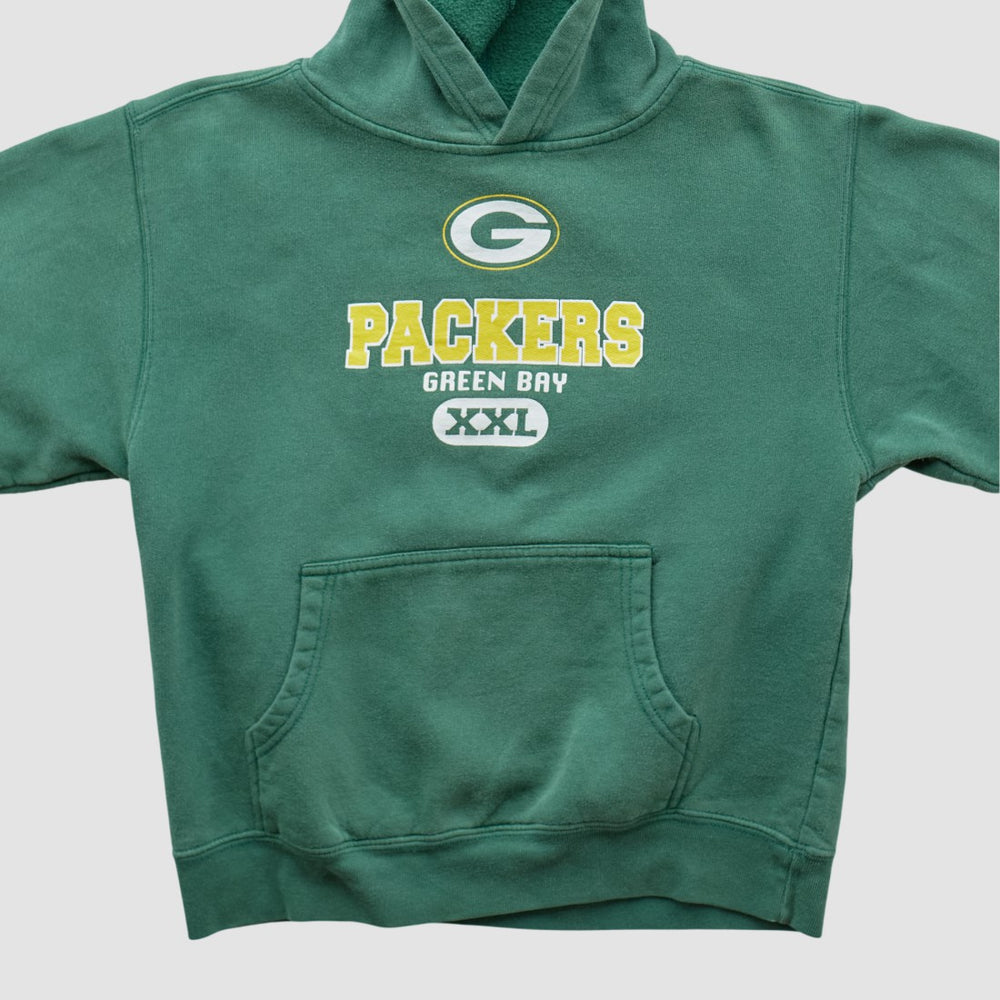 Green Bay Packers NFL 2000s Hooded Sweatshirt - Green Vintage sale