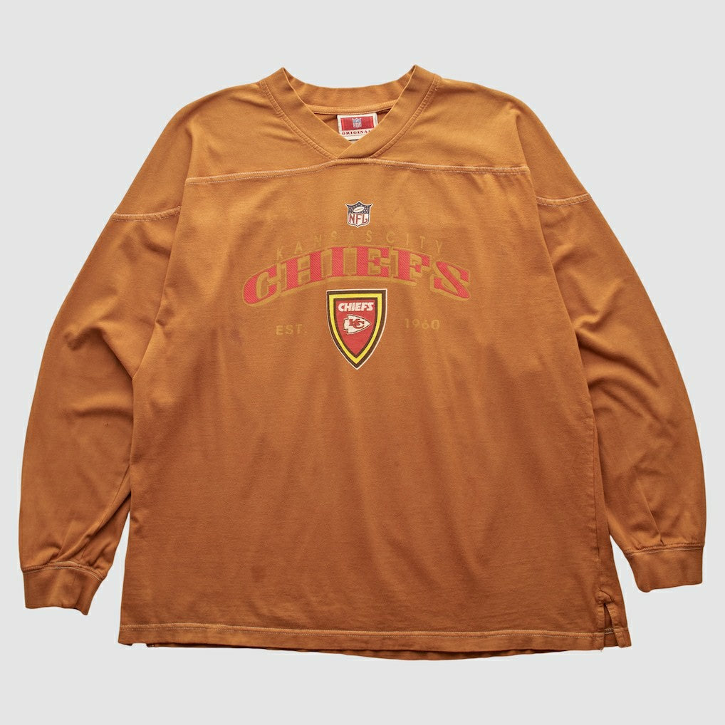 Kansas City Chiefs NFL 2000s Pullover Sweatshirt - Brown Vintage sale