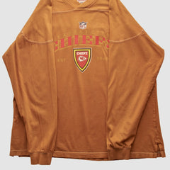 Kansas City Chiefs NFL 2000s Pullover Sweatshirt - Brown Vintage sale