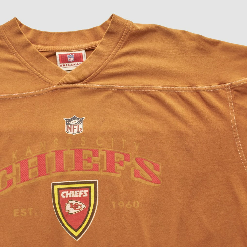 Kansas City Chiefs NFL 2000s Pullover Sweatshirt - Brown Vintage sale