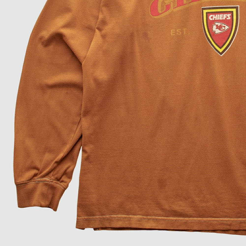 Kansas City Chiefs NFL 2000s Pullover Sweatshirt - Brown Vintage sale