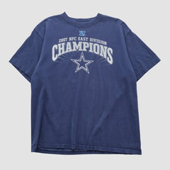 Dallas Cowboys Reebok 2007 T-shirt - Navy Vintage for sale