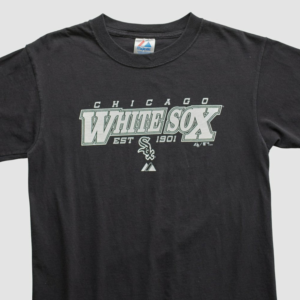 Chicago White Sox Majestic 2007 T-shirt Black Vintage
