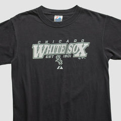 Chicago White Sox Majestic 2007 T-shirt Black Vintage