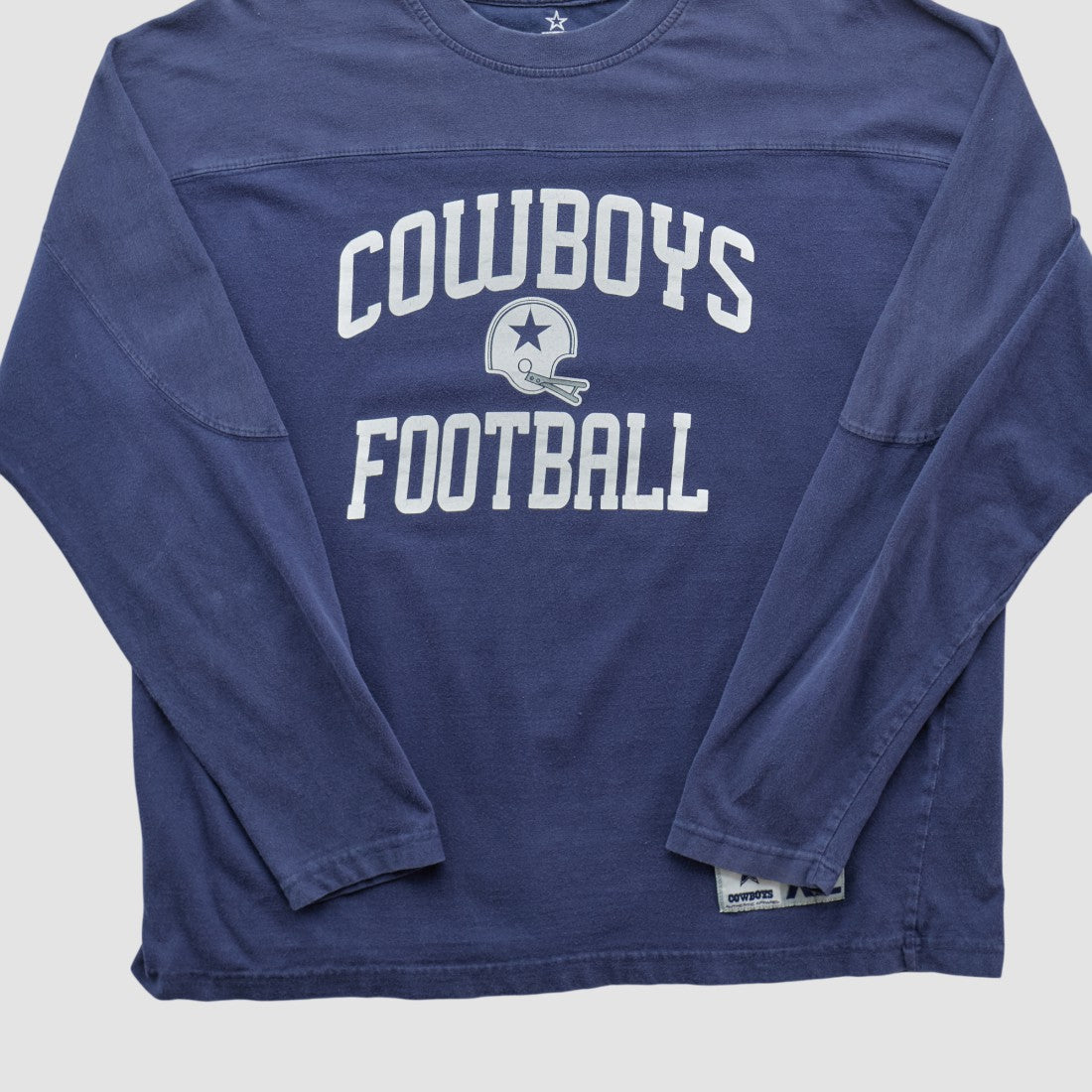 Dallas Cowboys Cowboys Authentic Apparel 2000s Long Sleeve T-shirt - Navy Vintage online