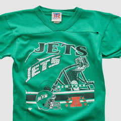 New York Jets Team Rated 90s T-shirt - Green Vintage discount