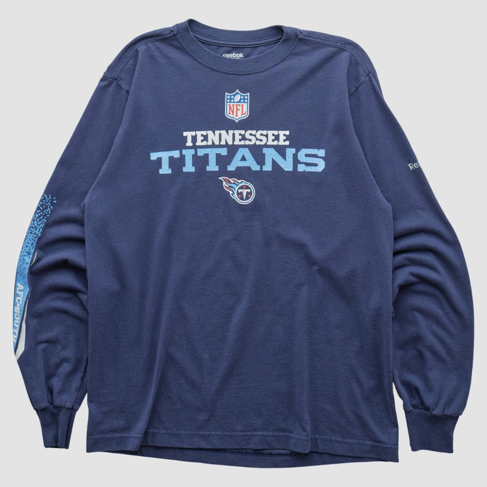 Tennessee Titans Reebok 2000s Long Sleeve T-shirt - Navy Vintage outlet