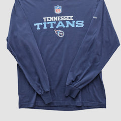 Tennessee Titans Reebok 2000s Long Sleeve T-shirt - Navy Vintage outlet