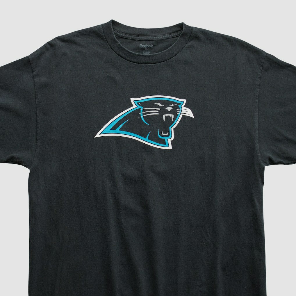 Carolina Panthers Reebok 2000s T-shirt - Black Vintage on sale
