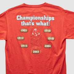 Boston Red Sox Majestic 2007 T-shirt Red Vintage