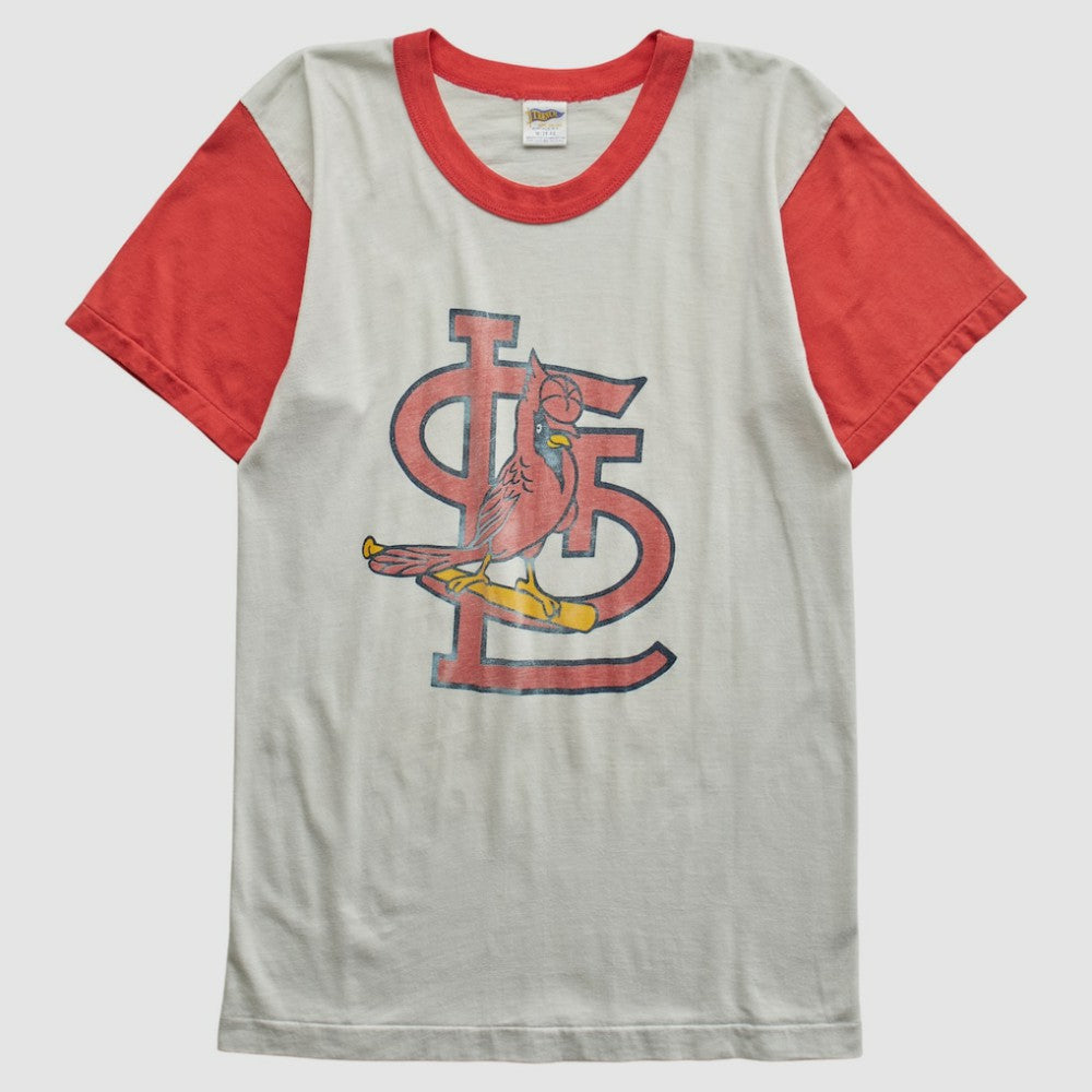 St. Louis Cardinals Trench 90s T-shirt White Vintage