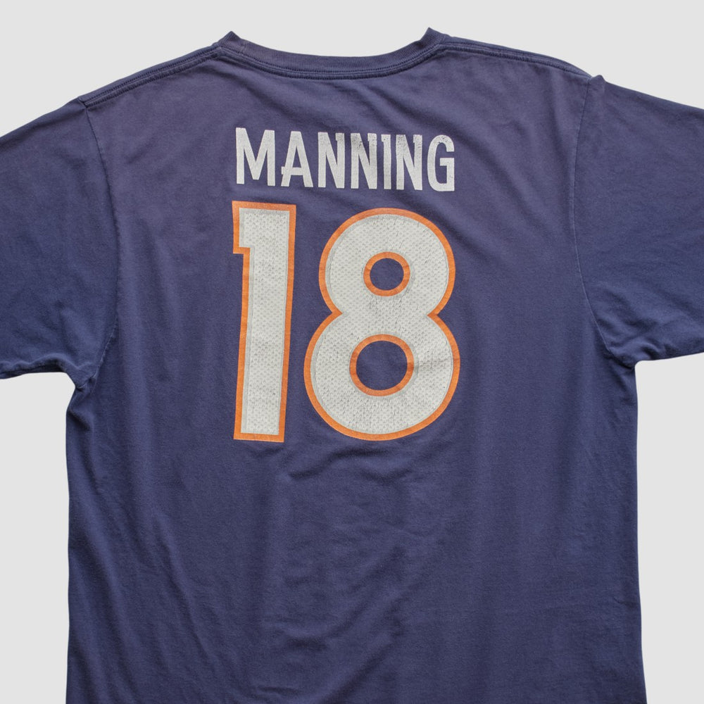 Denver Broncos Reebok 2010s T-shirt - Navy Vintage on sale