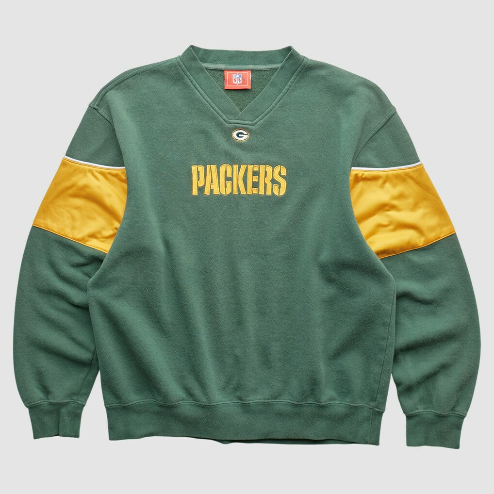 Green Bay Packers NFL 2000s Pullover Sweatshirt - Green Vintage for sale