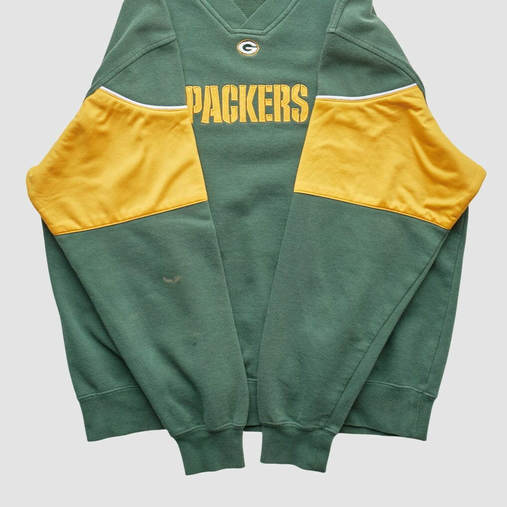Green Bay Packers NFL 2000s Pullover Sweatshirt - Green Vintage for sale