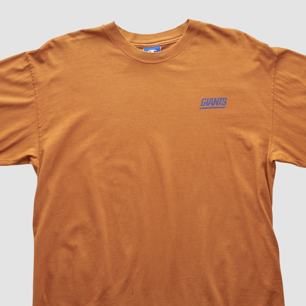 New York Giants Champion 2000s Long Sleeve T-shirt - Orange Vintage discount