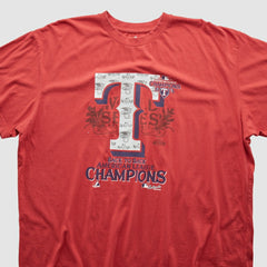 Texas Rangers Majestic 2011 T-shirt Red