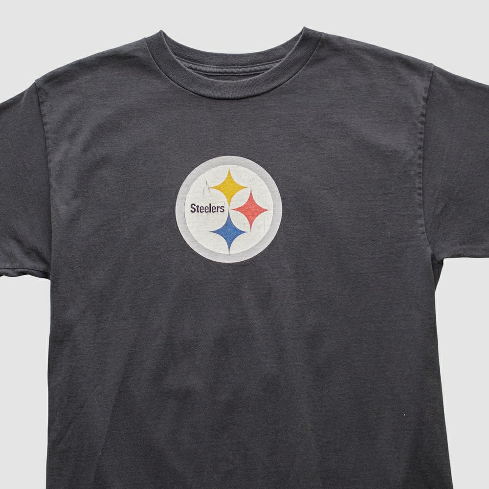 Pittsburgh Steelers Reebok 2000s T-shirt - Charcoal Vintage on sale