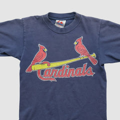St. Louis Cardinals Majestic 2000s T-shirt Navy Vintage