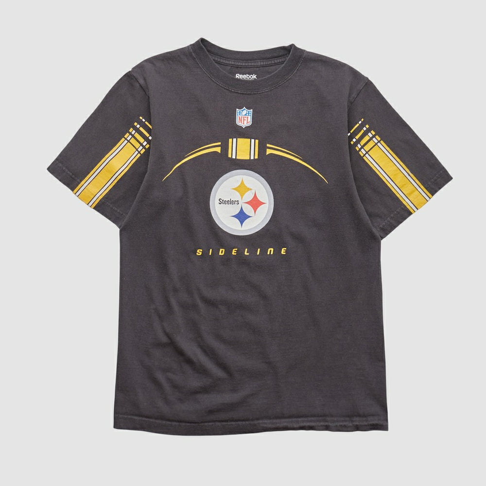 Pittsburgh Steelers Reebok 2000s T-shirt - Black Vintage cheap