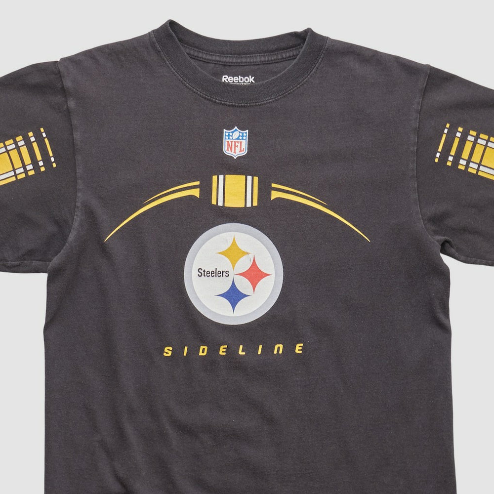 Pittsburgh Steelers Reebok 2000s T-shirt - Black Vintage cheap