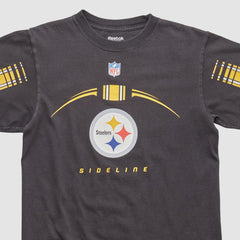 Pittsburgh Steelers Reebok 2000s T-shirt - Black Vintage cheap