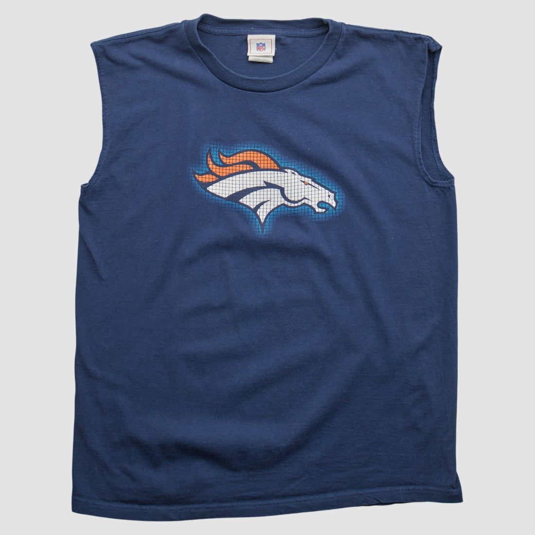 Denver Broncos NFL 2000s Tank - Navy Vintage for sale