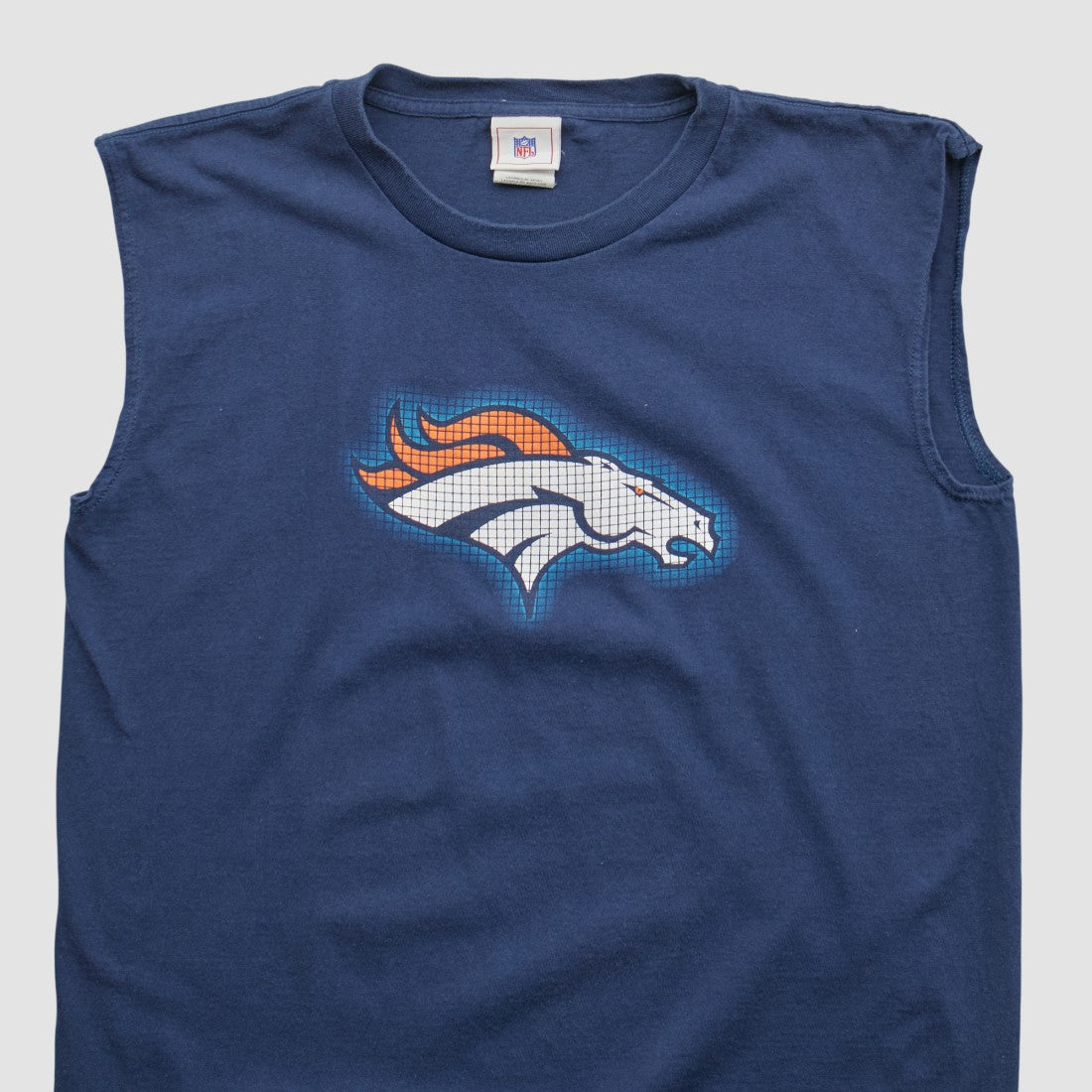 Denver Broncos NFL 2000s Tank - Navy Vintage for sale
