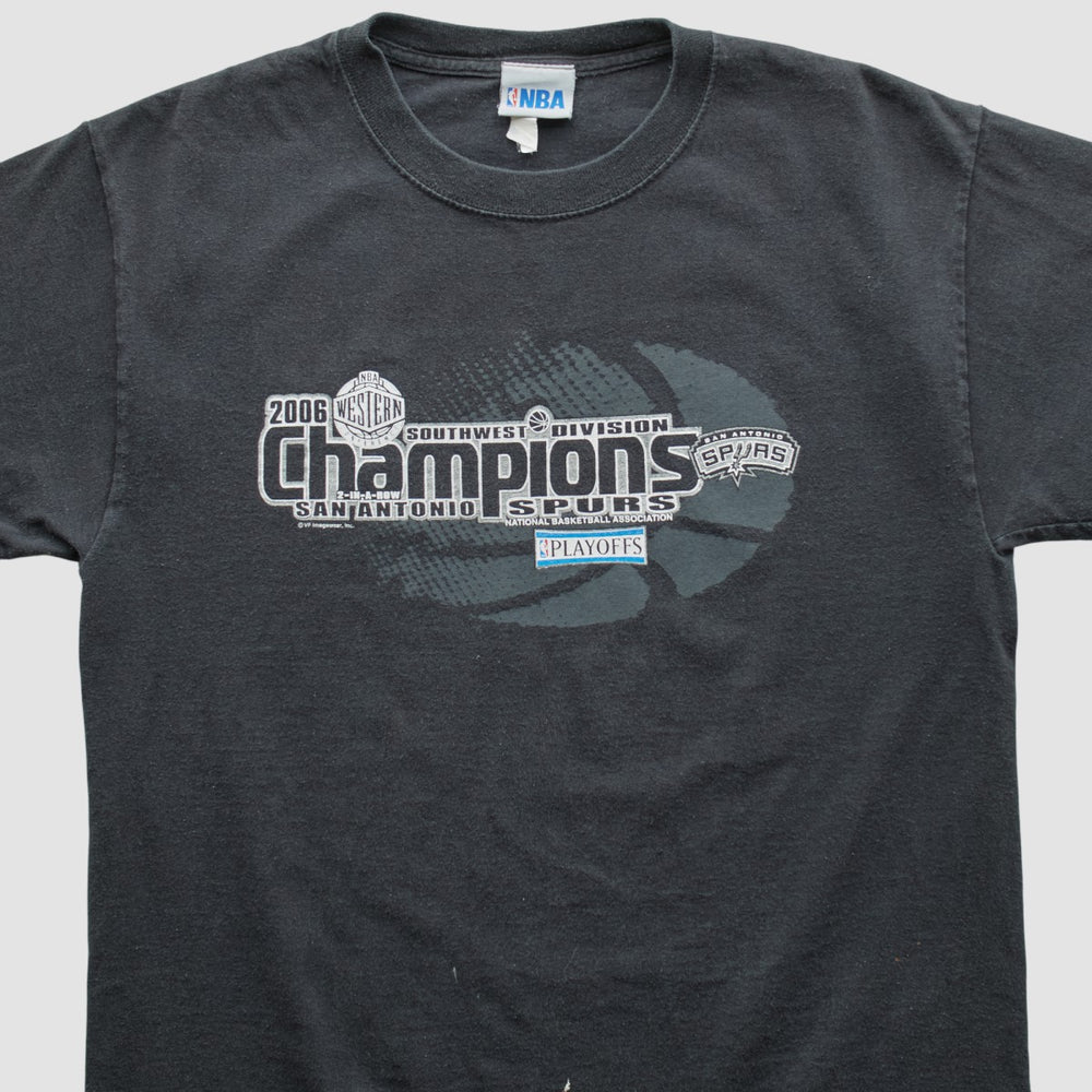 San Antonio Spurs NBA 2006 T-shirt - Black Vintage for sale