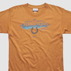 Indianapolis Colts Reebok 2007 T-shirt - Orange Vintage for sale
