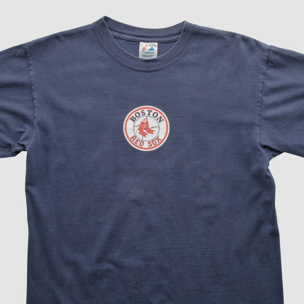 Boston Red Sox Majestic 2000s T-shirt Navy Vintage