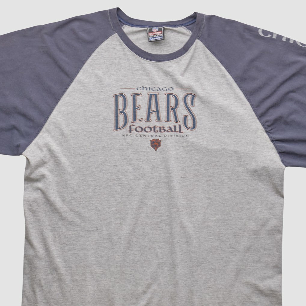 Chicago Bears NFL 2000s Long Sleeve T-shirt - Heather Gray Vintage cheap
