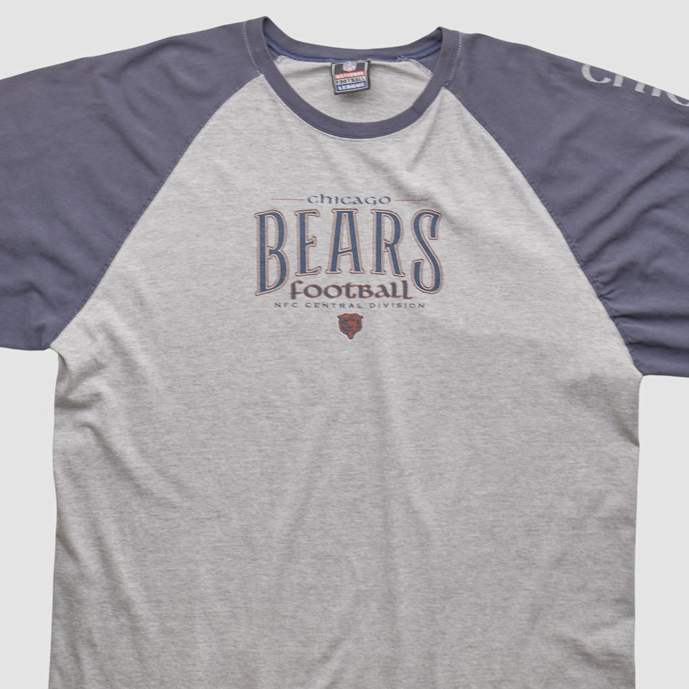 Chicago Bears NFL 2000s Long Sleeve T-shirt - Heather Gray Vintage cheap