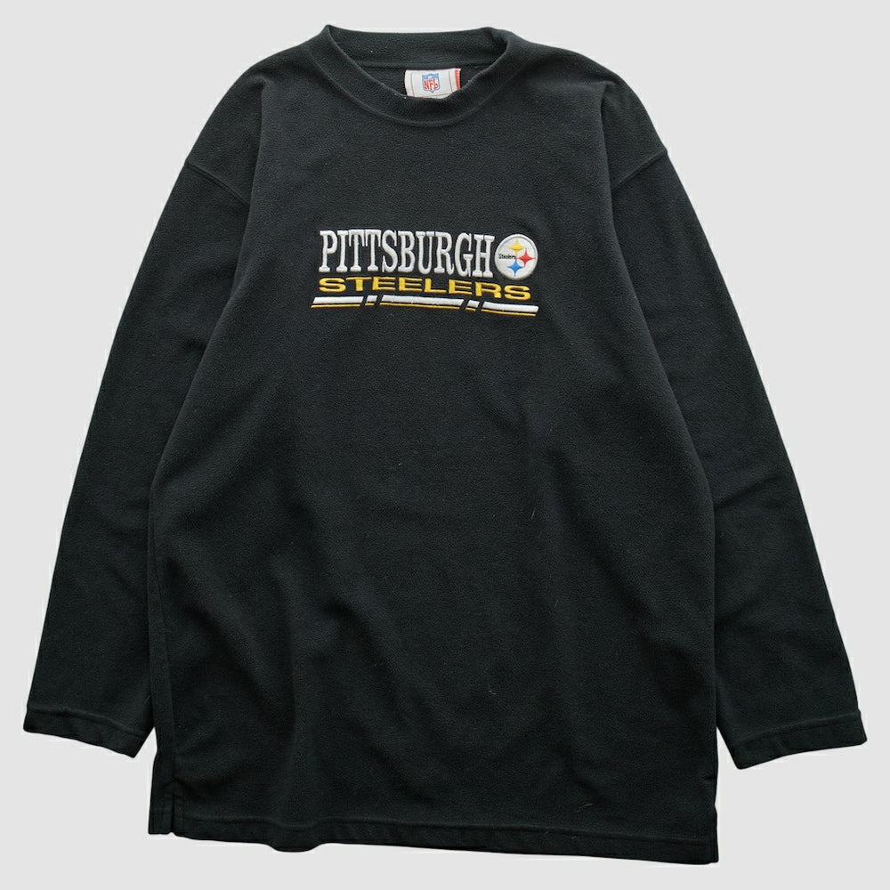 Pittsburgh Steelers NFL 2000s Pullover Sweatshirt - Black Vintage discount