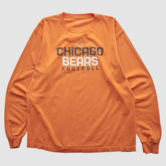 Chicago Bears Reebok 2000s Long Sleeve T-shirt - Orange Vintage on sale