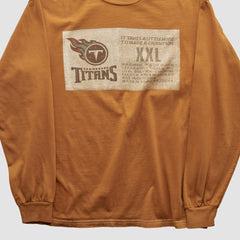 Tennessee Titans Champion 2000s Long Sleeve T-shirt - Brown Vintage discount