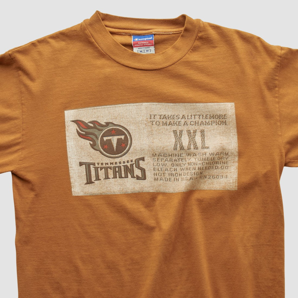 Tennessee Titans Champion 2000s Long Sleeve T-shirt - Brown Vintage discount