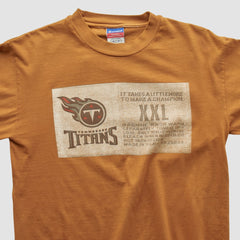 Tennessee Titans Champion 2000s Long Sleeve T-shirt - Brown Vintage discount