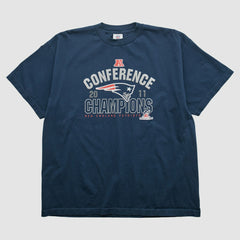 New England Patriots NFL 2011 T-shirt - Navy Vintage on sale