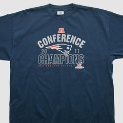 New England Patriots NFL 2011 T-shirt - Navy Vintage on sale