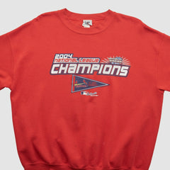 St. Louis Cardinals Lee Apparel 2004 Pullover Sweatshirt Red Vintage