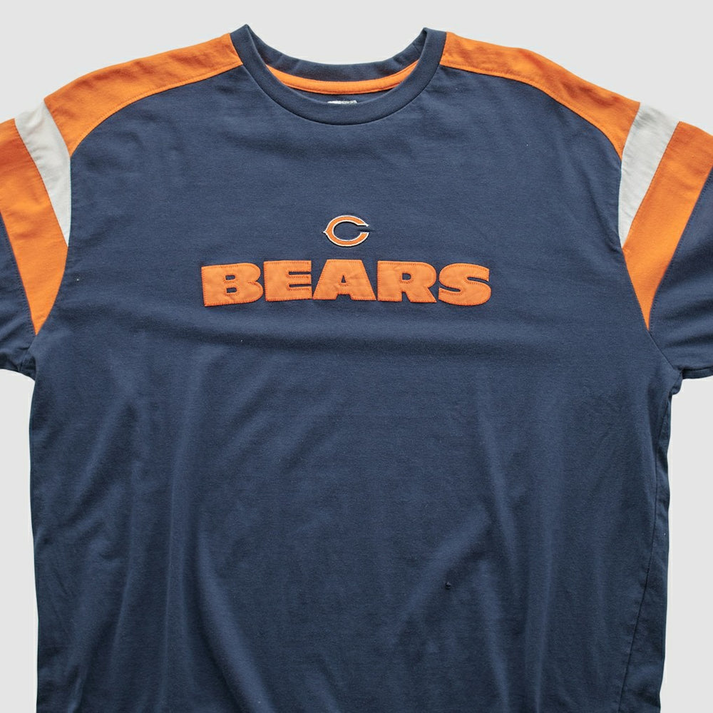 Chicago Bears NFL 2000s Long Sleeve T-shirt - Navy Vintage on sale