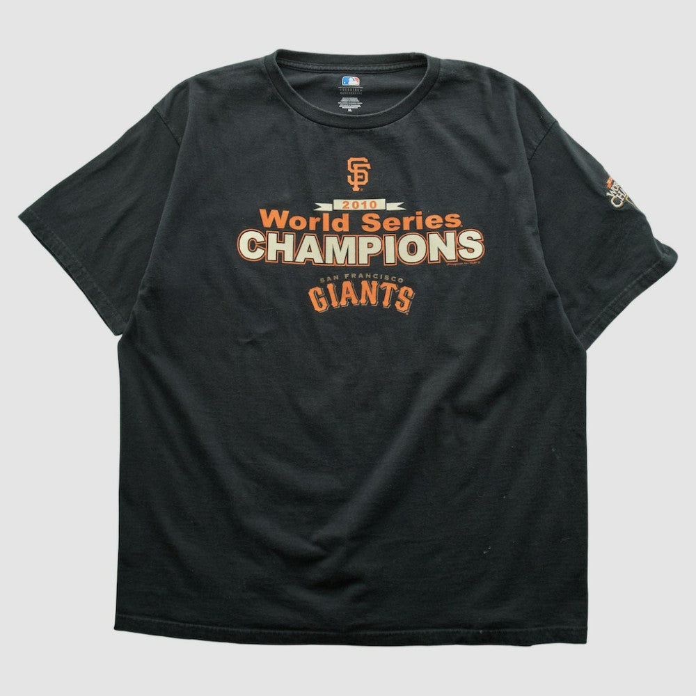 San Francisco Giants Genuine Merchandise 2010 T-shirt Black Vintage