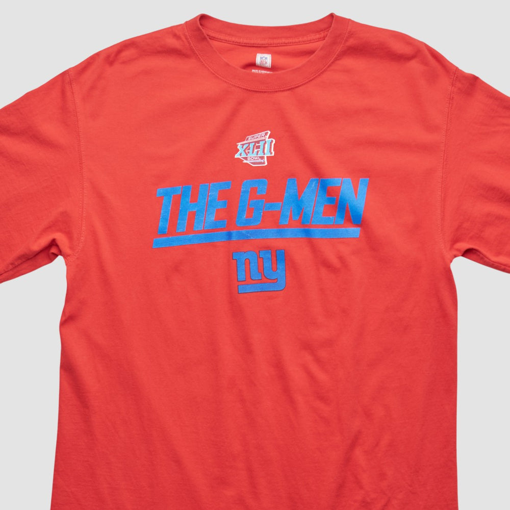 New York Giants NFL 2008 T-shirt - Red Vintage cheap