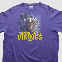 Minnesota Vikings Logo Athletic 90s Long Sleeve T-shirt - Purple Vintage for sale