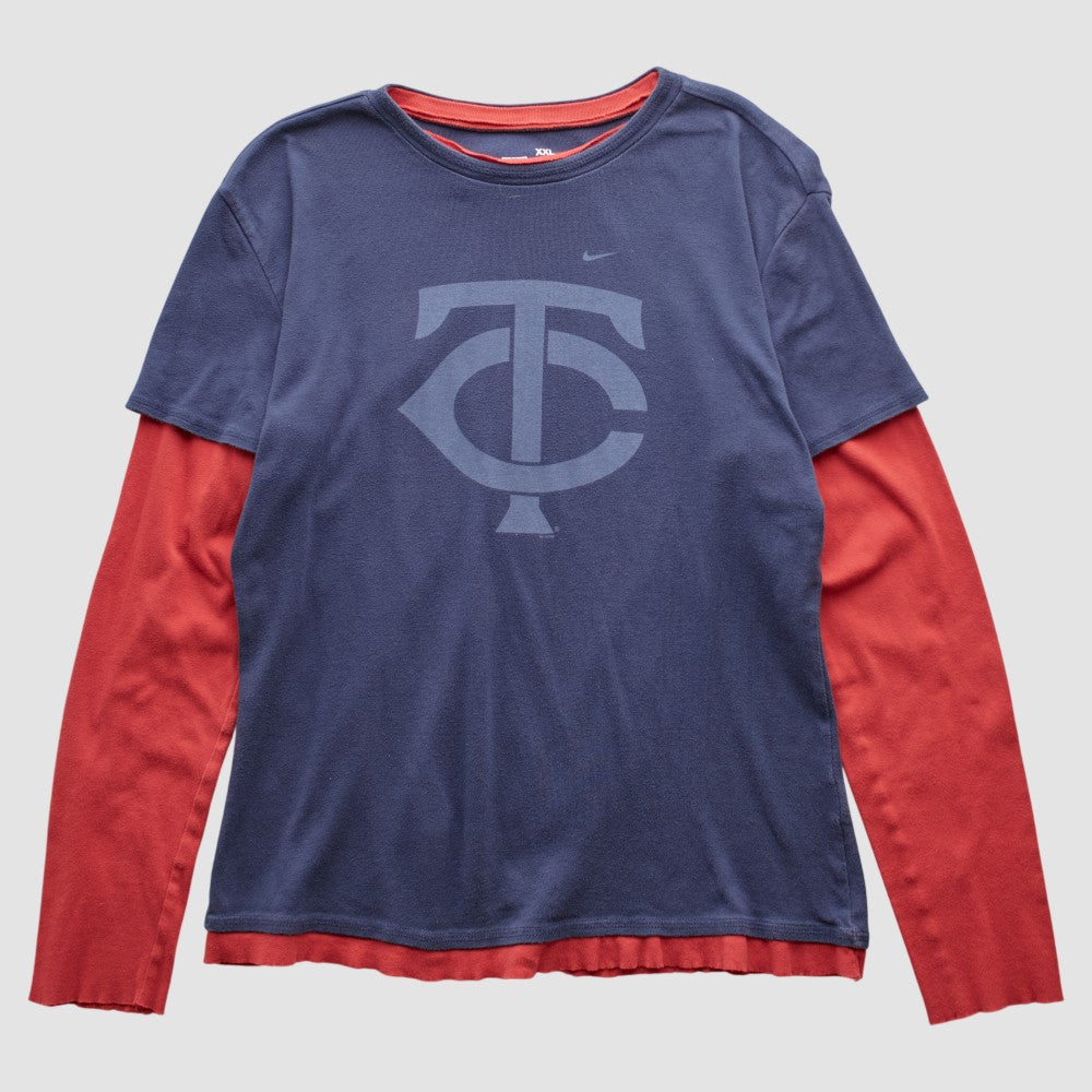 Minnesota Twins 2010s Long Sleeve T-shirt Navy Vintage