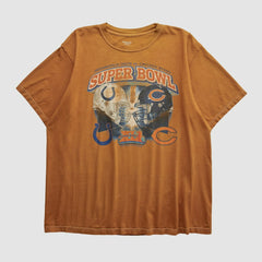 Superbowl XLI Reebok 2007 T-shirt - Orange Vintage outlet