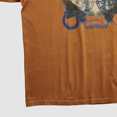 Superbowl XLI Reebok 2007 T-shirt - Orange Vintage outlet