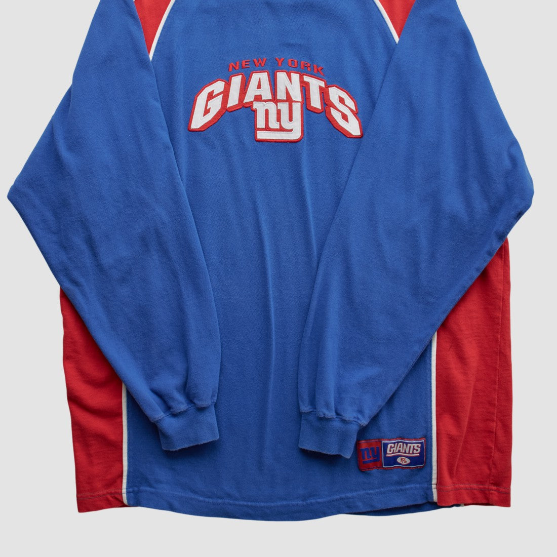 New York Giants NFL 2000s Long Sleeve T-shirt - Blue Vintage sale