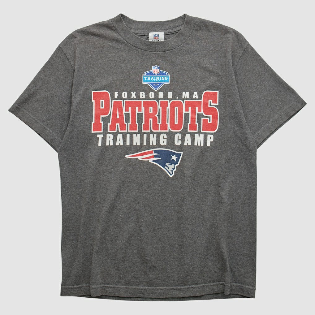 New England Patriots NFL 2010 T-shirt - Dark Heather Gray Vintage discount